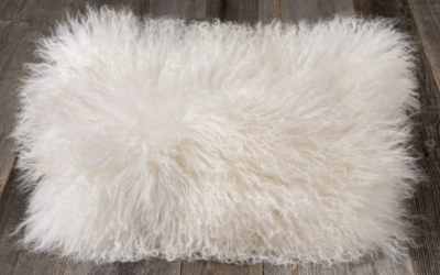Coussin mouton du tibet – Poile frisé – Image 2